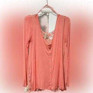 Free people crochet blouse